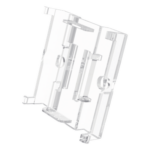 ACCESSPRO ADAPTOR-4124 – Soporte de Pared para Etiqueta Electrónica / Compatible 2.13" a 7.5" / Policarbonato Transparente / 37x36x10 mm / Diseño Modular