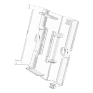ACCESSPRO ADAPTOR-4124 – Soporte de Pared para Etiqueta Electrónica / Compatible 2.13" a 7.5" / Policarbonato Transparente / 37x36x10 mm / Diseño Modular