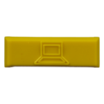 PANDUIT CIDYL-C – Iconos de Identificación / Plástico ABS / 14.2 x 2 x 4.6 mm / Amarillo / Paquete 100 uds / Mini-Com