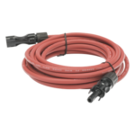 EPCOM POWERLINE CBLMC42P5MREDV2 – Cable Fotovoltaico / 2.5 m (8.2 ft) / 10 AWG / MC4-M Ambos Extremos / Rojo