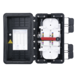 FIBERHOME FDP-420F – Caja de Distribución de Fibra Óptica / 96 Empalmes / IP65 Exterior / 4 Charolas / Polipropileno + Fibra de Vidrio UV / 2 Entradas 8-20mm y 5-16mm