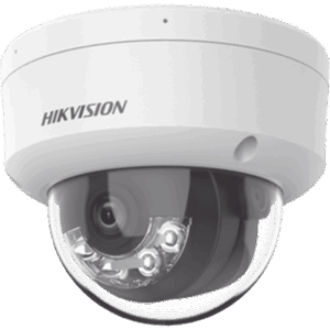 HIKVISION DS-2CD1143G3-LIUF – Cámara Domo IP / 4 Megapixel / Lente 2.8 mm / Smart IR 30 m (98.4 ft) / WDR 120 dB / IP67 e IK10 / H.265+ / PoE / ONVIF