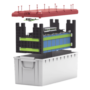 EPCOM POWER LINE BY RITAR LI100A24PRO – Batería LiFePO4 / 2.56 kWh / 25.6V / 100 Ah / BMS Integrado / IP65 / Comunicación RS485 y CAN