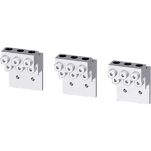 SIEMENS 3VA97730JJ64 – Zapatas para Interruptor automático tipo 3VA57/58 - 3VA67/68. 6 Barrenos para calibre admisible 1/0 Awg a 750 Kcmil. 3 Piezas