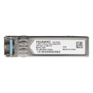 HUAWEI SFP-GE-LX-SM1310 – Transceptor Óptico eSFP / 1 Gbps / Monomodo 10 km (6.2 mi) / 1310 nm / Conector LC / DDM