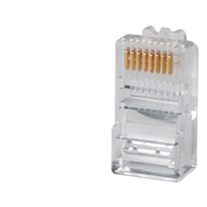 SIEMON P-8-8 – Plug RJ45 Cat5e / UTP 22-26 AWG / Chapado Oro 50μ / Diámetro Máx 5.08 mm (0.017 ft)