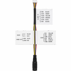 HIKVISION 101532377 – Arnés de Refacción / Alimentación / Entradas de Alarma / RS485 / Control de Cerradura / Cableado por Colores