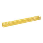 PANDUIT H2X2YL6 – Canaleta Ranurada de PVC / Tipo H con Tapa Abisagrada / 2 in Ancho x 2 in Alto / 6 ft (1.83 m) Largo / Amarillo