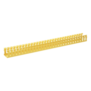 PANDUIT H2X2YL6 – Canaleta Ranurada de PVC / Tipo H con Tapa Abisagrada / 2 in Ancho x 2 in Alto / 6 ft (1.83 m) Largo / Amarillo