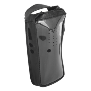 SYSCOM FSMTK-2202T – Funda Reforzada de Piel / Visor Frontal Transparente / 54 x 122 x 33 mm / 1.77 x 4.00 x 1.08 in