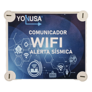 YONUSA YAS-WIFI – Comunicador WiFi para Alerta Sísmica / 2.4 GHz / 802.11 b/g/n / 2 Salidas de Contacto Seco / 12 VCD