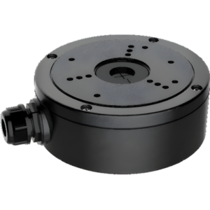 HIKVISION DS-1280ZJ-S(BLACK) – Caja de Conexiones de Exterior / IP66 / Salida 3/4" / 137 x 53.4 x 164.8 mm / 527 g / Compatible Domo, Turret y Bala