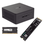 ASUS NUCASI513I16G512G – Kit Mini PC Barebone / Core i5-1340P 13 Gen / 16 GB DDR4 / 512 GB NVMe SSD / WiFi 6 / 2.5 GbE / 4 Monitores