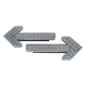 EPCOM INDUSTRIAL SIGNALING X602F – Flecha Directora de Tráfico LED / 24 Pulgadas / 240 LED / Color Ámbar / 35 Patrones de Destello / 12-24 VCC / -30°C a +50°C