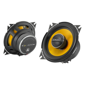 JL AUDIO 10-03121-00 – Altavoz Coaxial Car Audio / 4 pulgadas / 35 W RMS / 4 Ω / 64 Hz a 24 kHz / Tweeter Aluminio 19 mm