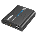 EPCOM TITANIUM TT473KVMRX – Receptor KVM HDMI / 4K 60 Hz / Extensión 120 m (393.7 ft) / 18 Gbps / IPColor Stream / USB HID / HDCP 2.2