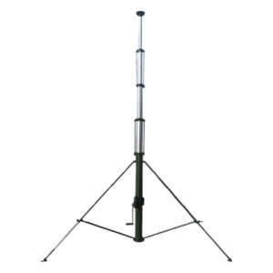 SYSCOM TOWERS TELEMASTM15 – Mástil telescópico retráctil manual / 15 m (49.2 ft) / Carga 15 kg / Aluminio 6063 / IP65 / Viento 100 km/h