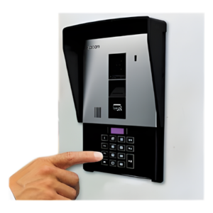 KOCOM KVL-SV40 – Protector Climático para Porteros Eléctricos / ABS Ultrarresistente / Protección Solar y Lluvia / Instalación Rápida / Exteriores