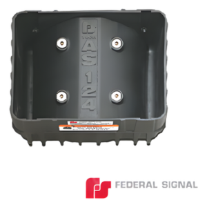 FEDERAL SIGNAL AS124 – Bocina de emergencia / 100 W / Carcasa PET resistente / Neodimio / SAE J1849 Clase A / UL 94HB