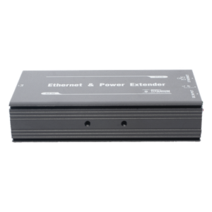 EPCOM TITANIUM TT-8001R – Receptor PoE Extensor / 1 Puerto / Alcance 600 m (1968.5 ft) / 60 W / 100 Mbps / Cascada 4 Nodos / Cat 5e/6