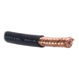VIAKON RG-8U-SYS – Cable coaxial / Blindaje malla cobre 97% / Impedancia 50 ohms / Atenuación 4.1 dB a 450 MHz / 30.5 ft (10.29 mm)