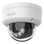HiLook by HIKVISION IPC-D140HA-LUC – Cámara Domo IP / 4 Megapixel / Dual Light 20 m (65.6 ft) / AcuSense Lite / PoE / Lente 2.8 mm / 104° / Interior