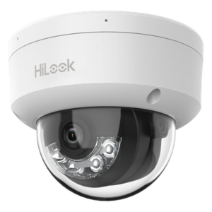 HiLook by HIKVISION IPC-D140HA-LUC – Cámara Domo IP / 4 Megapixel / Dual Light 20 m (65.6 ft) / AcuSense Lite / PoE / Lente 2.8 mm / 104° / Interior