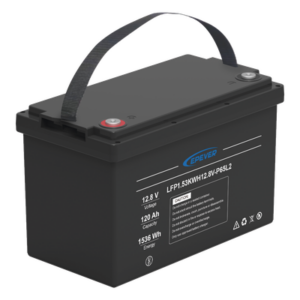 EPEVER LFP120EP12.8 – Batería LiFePO4 Ciclo Profundo / 12.8 Vcc / 120 Ah / 1.53 kWh / IP65 / 4000 Ciclos / Serie-Paralelo hasta 4 Unidades