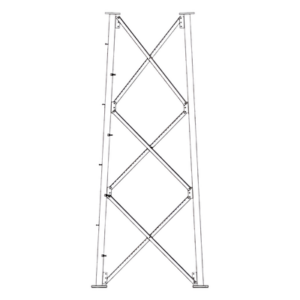 ROHN SSV9NH – Sección 9 Intermedia para Torre Autosoportada línea SSV (Código de Fábrica: 9NH)