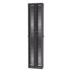 PANDUIT PR2VD08 – Organizador de Cables Vertical / Doble Frente y Posterior / 45 Unidades / 8 in de Ancho / Acero y ABS / Push-to-Close