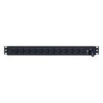 CYBERPOWER PDU15B12R – PDU Básico Rack / 12 Tomas NEMA 5-15R Traseras / 15 Amp / 120 Vca / 1UR / Cable 4.5 m (14.8 ft)