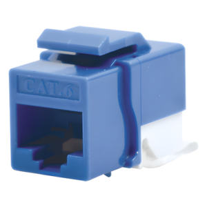 LINKEDPRO BY EPCOM LP-KJ-610-BU – Módulo Jack Cat6 sin herramienta (toolless) keystone - Color Azul