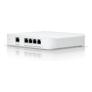 UBIQUITI USW-FLEX-XG – Switch Capa 2 / 4 Puertos 10GbE / Alimentación PoE+ o USB-C / Compacto / 82 Gbps de Rendimiento