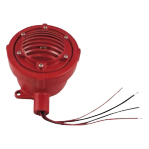 FEDERAL SIGNAL INDUSTRIAL FHEX-24SMR – Bocina Vibratone a prueba de explosiones / 24 Vcd / 99 dBA a 10 pies (109 dBA a 1 m) / Roja / NEMA 4X / UL-CSA-cUL