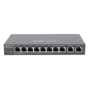 RUIJIE RG-EG210G-P-V3 – Router Balanceador SD-WAN / 10 Puertos Gigabit / PoE+ 110W / 4 ISP / 1 Gbps / 200 Clientes