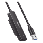 UGREEN 70609 – Adaptador SATA a USB / USB 3.0 / SATA III 6 Gbps / HDD y SSD 2.5" hasta 6 TB / UASP / 50 cm (19.7 in)