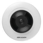 HIKVISION DS-2CD2955G0-ISU – Mini Cámara Fisheye IP / 5 Megapixel / Panorámica 180°-360° / IR 8 m (26.2 ft) / Audio Integrado / PoE / Alarmas I/O