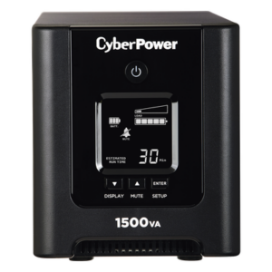 CYBERPOWER OR1500PFCLCD – UPS de 1500 VA/1050 W, Topología Línea Interactiva, Entrada 120 Vca NEMA 5-15P, Onda Senoidal Pura, Tipo Mini Torre, Con 8 Tomas NEMA 5-15R