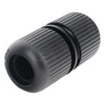 HIKVISION DSPLUGEXT – Protector Exterior IP68 / Conector Plug 12 Vcc / Cámaras Turbo HD / Polvo y Agua / Negro
