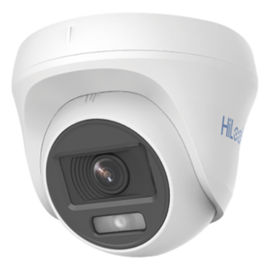 HiLook by HIKVISION THC-T129-PS – Turret TURBOHD / 1080p 2MP / Color 24/7 / Lente 2.8 mm / Luz Blanca 20 m / 65.6 ft / Audio Coaxitron / Interior Policarbonato