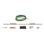 PANDUIT RGRKCBNJY – Kit de Puesta a Tierra / 6 AWG (16 mm²) / Barra 20 Orificios / Rack 19" / Jumper 2.44 m (8 ft) / HTAP