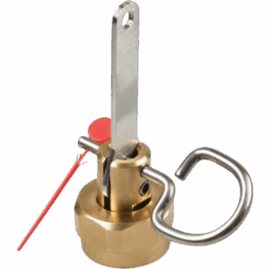 VIKING 914028 – Dispositivo de Liberación Manual QRV / Para Válvulas de Liberación Rápida / Fuerza de Accionamiento Menor a 150 N / Rango de Temperatura -20 °C a +50 °C / Cuerpo de Latón / Certificaciones cULus y FM / Viking Oxe