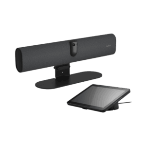 JABRA PANACAST40-VBS – Barra de Videoconferencia PanaCast 40 VBS / Android 13 / Cámara Panorámica 180° 4K / 6 Micrófonos Beamforming / Integración Microsoft Teams y Zoom / Control IP 10.1" / Instalación Rápida 12 Minutos