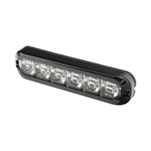 ECCO ED3794RW – Luz de Advertencia Direccional Flexible / 12 LED Duales / Rojo/Blanco / Montaje Curvo hasta 120° / IP69K / IP67 / SAE Clase I y II / 12-24V / 69 Patrones de Destello
