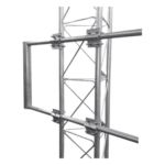 SYSCOM TOWERS S-BLUE – Brazo para Torre / Acero ASTM A-36 / Galvanizado Electrolítico / Tubo Ø 2" Ced 30 / Largo 1.7 m (5.6 ft) / Ajustable 30-100 cm (11.8-39.4 in)