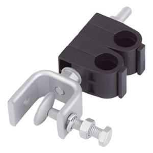 ANDREW / COMMSCOPE SHK-78-2-P – Sujetador coaxial / 2 cables 7/8" / Instalación en ángulo / Acero inoxidable 304 / -40°C a +85°C