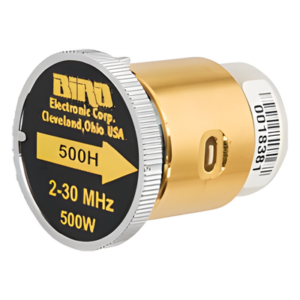 BIRD TECHNOLOGIES 500H – Elemento de medición / 500 W / 2-30 MHz / Conector 7/8" / Para wattmetro serie 43