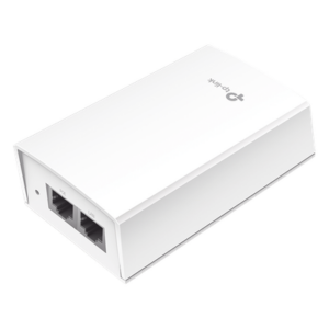 TP-LINK TL-POE4824G – Inyector PoE Pasivo / 48V 24W / 2 puertos Gigabit / Montaje en Pared / 100-240 VCA