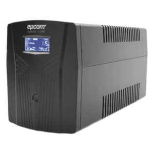EPCOM POWERLINE EPU1200LCD – UPS Línea Interactiva / 1200 VA / 720 W / Salida 120 Vca ±5% / 6 Tomas NEMA 5-15R / Pantalla LCD / AVR Dinámico
