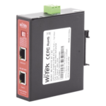 WI-TEK WIPOE55SBTIDC – Splitter PoE Industrial / Entrada 90 W 802.3bt / Salida DC Seleccionable 12V/16V/24V/48V / 2 Puertos Gigabit / Protección 6 kV / Riel DIN